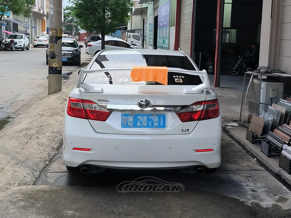 For 2012 13 14 15 16 2017 Toyota Camry Gen 7 GT Style High Quality ABS Plastic Unpainted Car Spoiler Trunk Boot Wing Spoiler