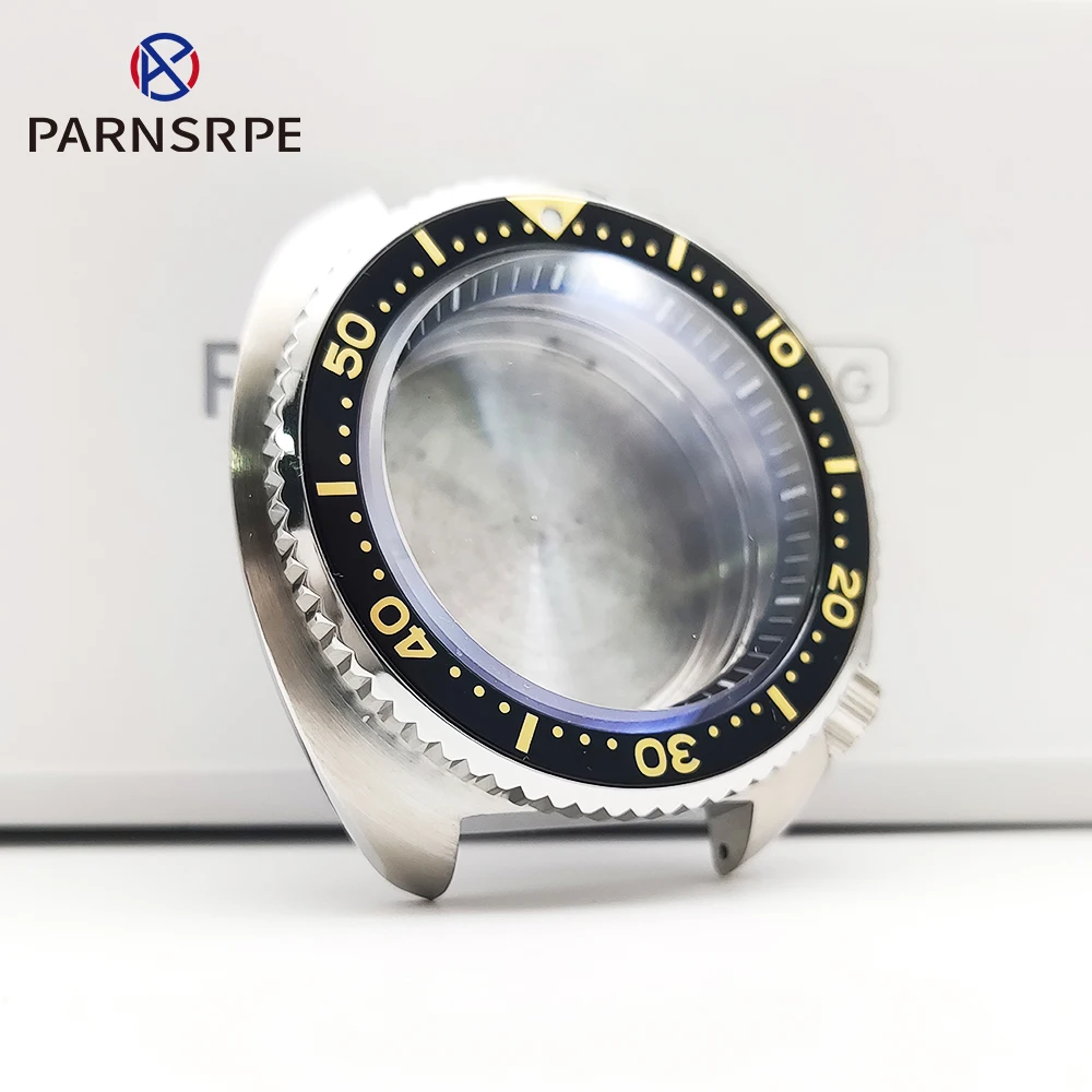 Tuna SKX 6105 43mm Watch Case Sapphire Glass NH35 Waterproof Case for NH35 NH36 SKX007 SKX009 Automatic Movement