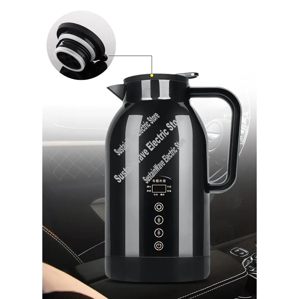 

A23I-1150Ml 12 В/24 В портативный электрический чайник для воды автомобильный нагревательный стакан из нержавеющей стали подогреватель воды бутылка автомобильный чайник электрический