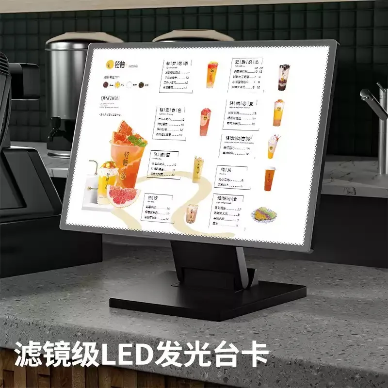Design-High-end drawing luminous menu display board design led light box