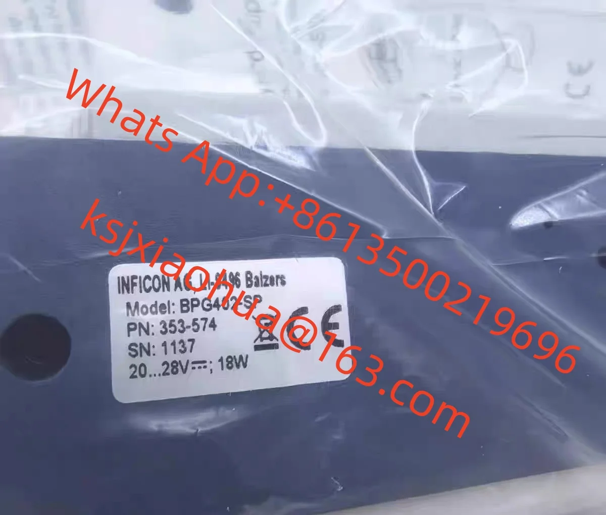 

INFICON BPG402 353-574 BPG402-SP PBus, DN 25 ISO-KF