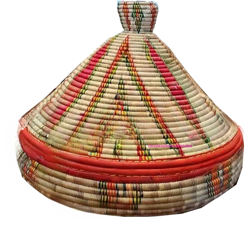 hand made mesob basket woven serving basket