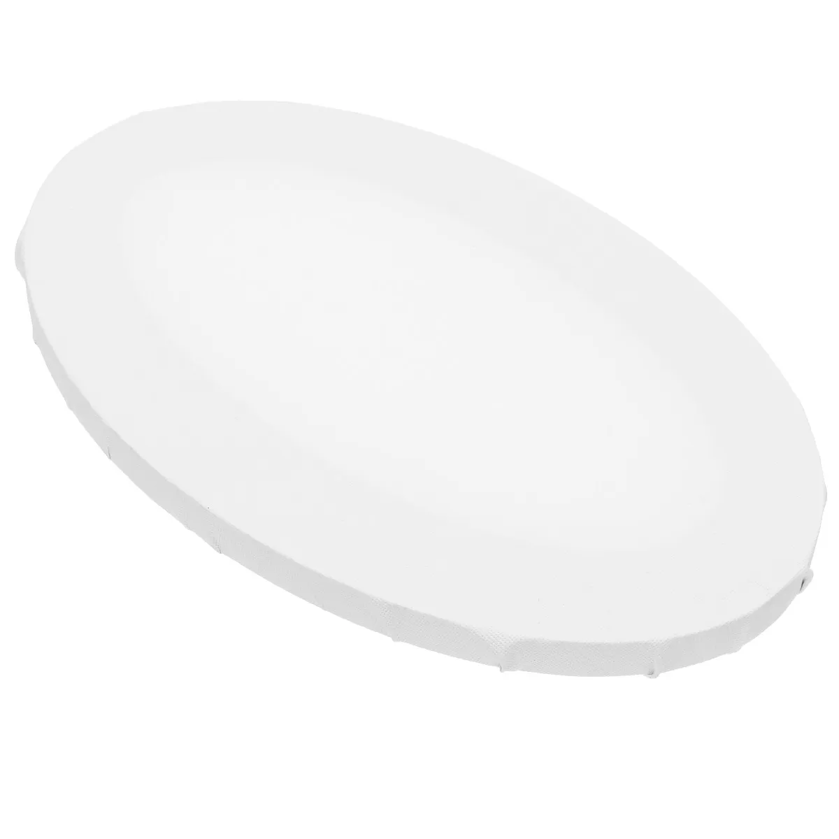 2Pcs Creative Oval Canvas Board Cotton Material Sturdy Lightweight Painting Panel for Student Artist Hobbyist Oil Acrylic Craft