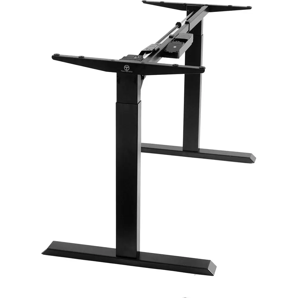 Motorized Dual-Leg Standing Desk Converter with Memory Height Adjustment - Black