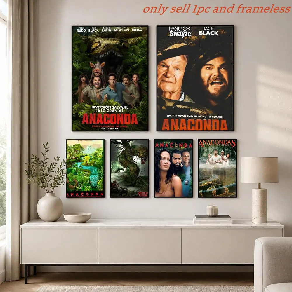 Anaconda Action Horror Comedy Poster Prints Cover Painting Wall Art Picture Living Room Home Decor