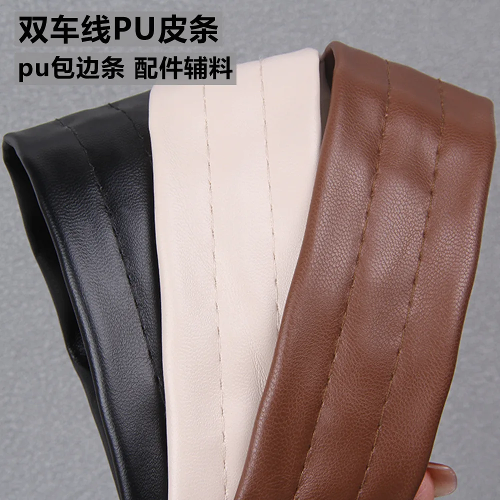 

Diy Handmade Accessories Pu Leather Cord Hair Accessories Bag Strap Sewing Thread Leather Strip Bag Edge Strip Stitching Leather