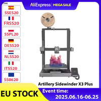 Artillery Sidewinder X3 Plus 3D Printer Auto-Leveling 300Mm/S Max Printing Speed Dual-Gear Direct Extruder Stm32-Bit Motherboard