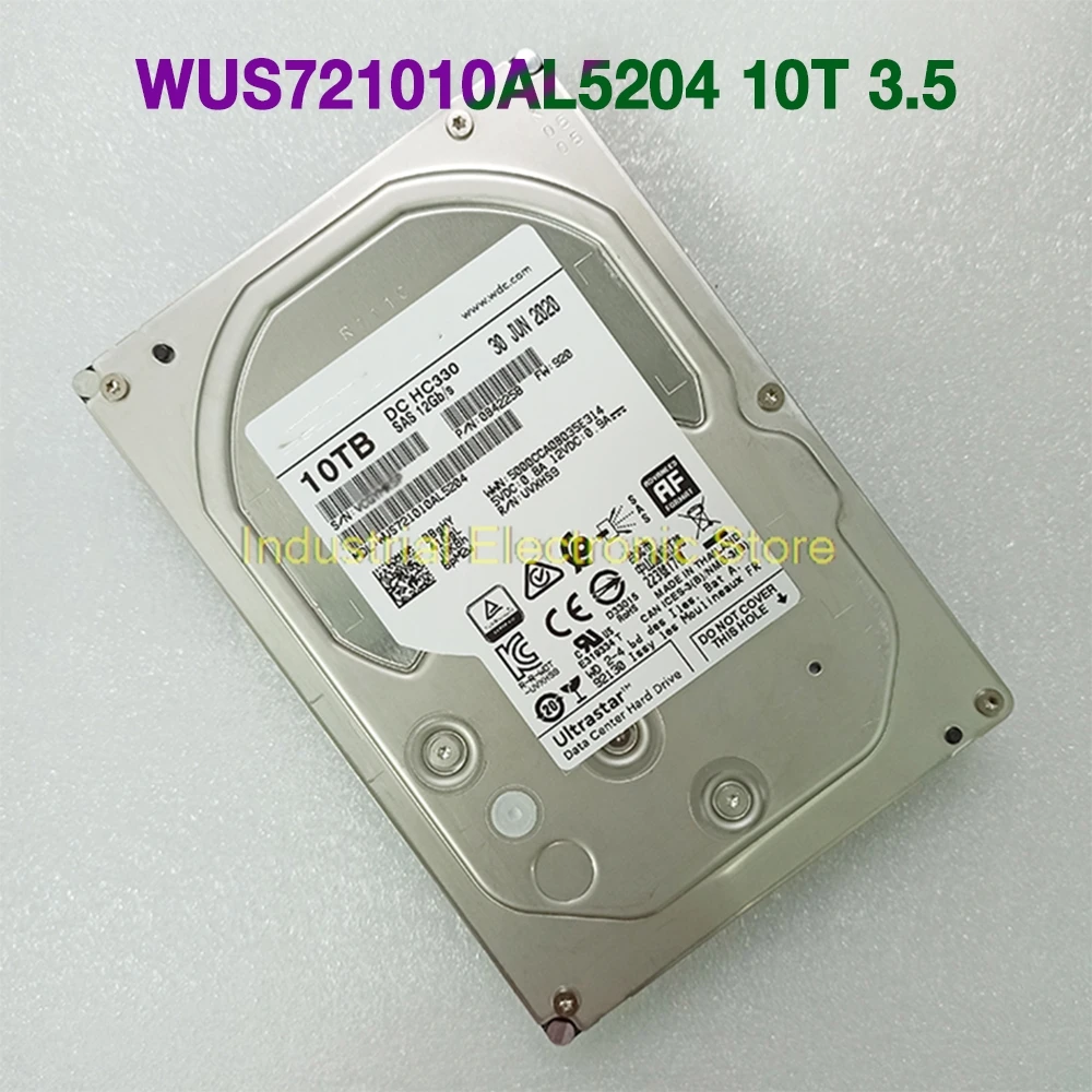 For WD HC330 WUS721010AL5204 10T 3.5 SAS Enterprise Hard Disk