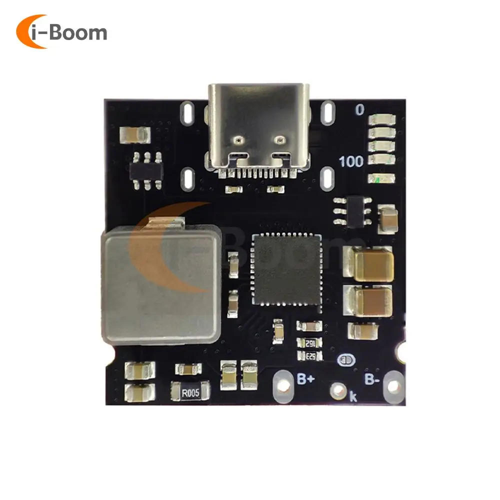 PD3.0 QC3.0 AFC FCP PE2.0 Type-C USB Boost Converter Module Lithium Battery Fast Charging Protection Board With LED Indicator