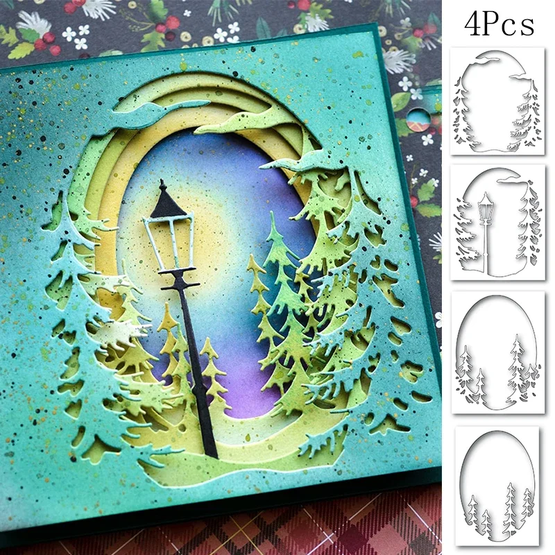 

Mmao Crafts Metal Steel Cutting Dies 3D Frame donut cone cookies Scrapbooking Paper/photo Cards Embossing Dies