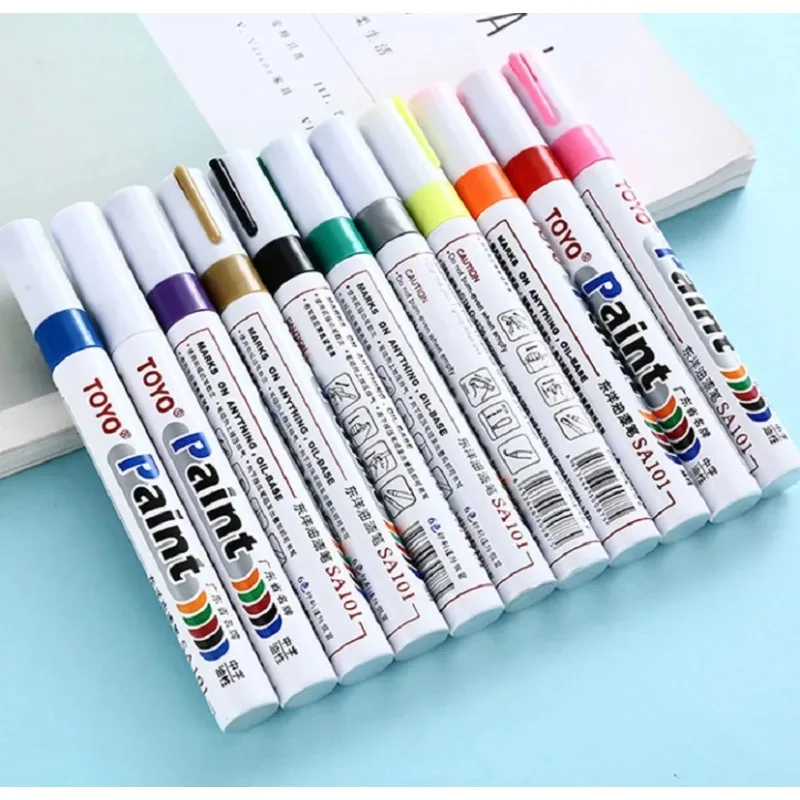 Waterproof Car Tyre Tire Tread Tire Paint Pen Marker DIY Art Drawing Pen Tool For BMW E46 E49 F30 F80 E36 E93 E92 F34 F31 Z4