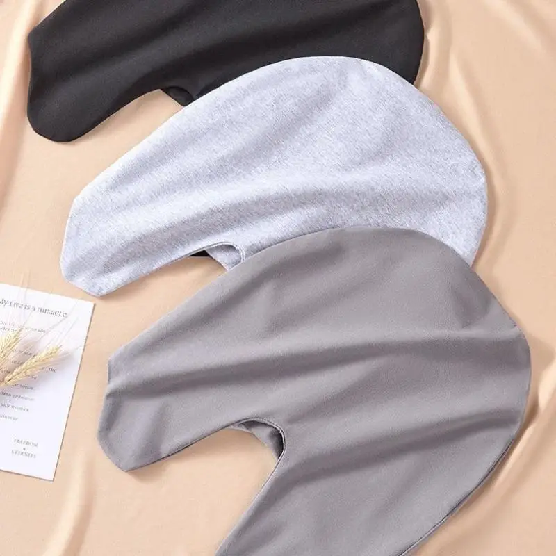 Soft Comfortable Cotton Sleep Cap Warm Windproof Pullover Design Travel Hat for Sleeping Cold Season Use