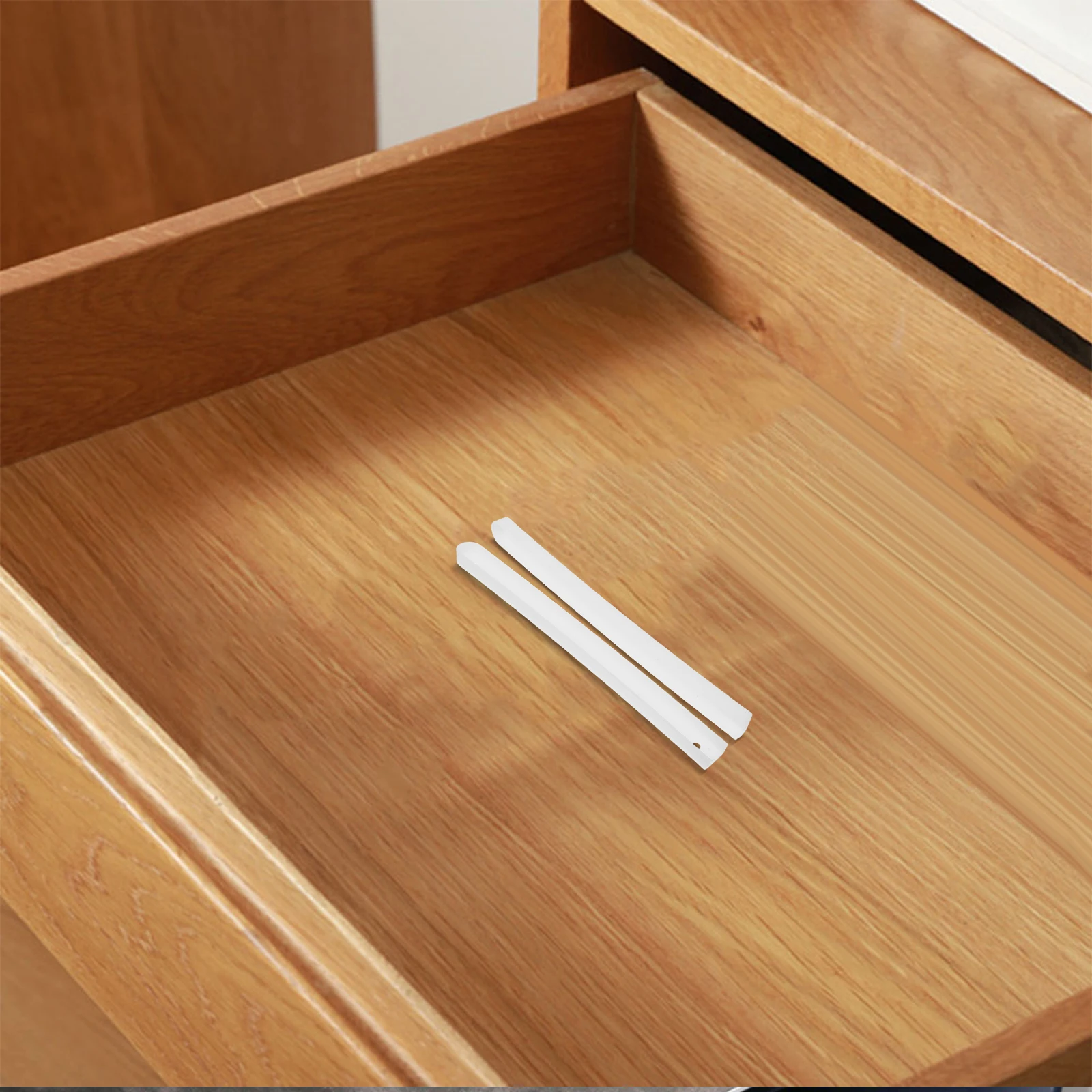 

1set White Plastic Drawer Slides Cabinet Guides Replacement Parts Durable Smooth Gliding Furniture Hardware Easy Install Kitchen