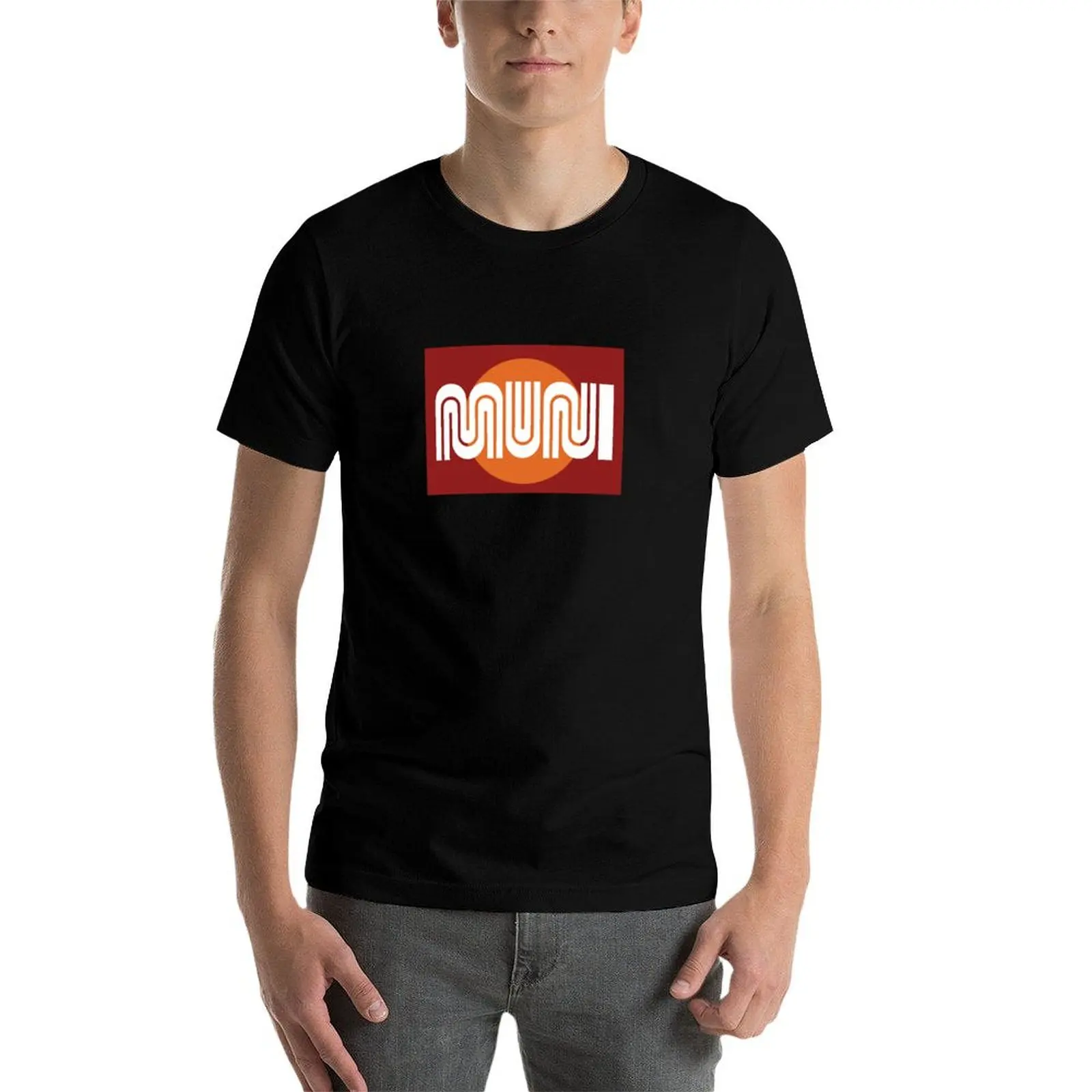 

San Franicisco Muni (SF Municipal Railroad and Bus) Logo T-Shirt cotton t shirt man T-Shirt