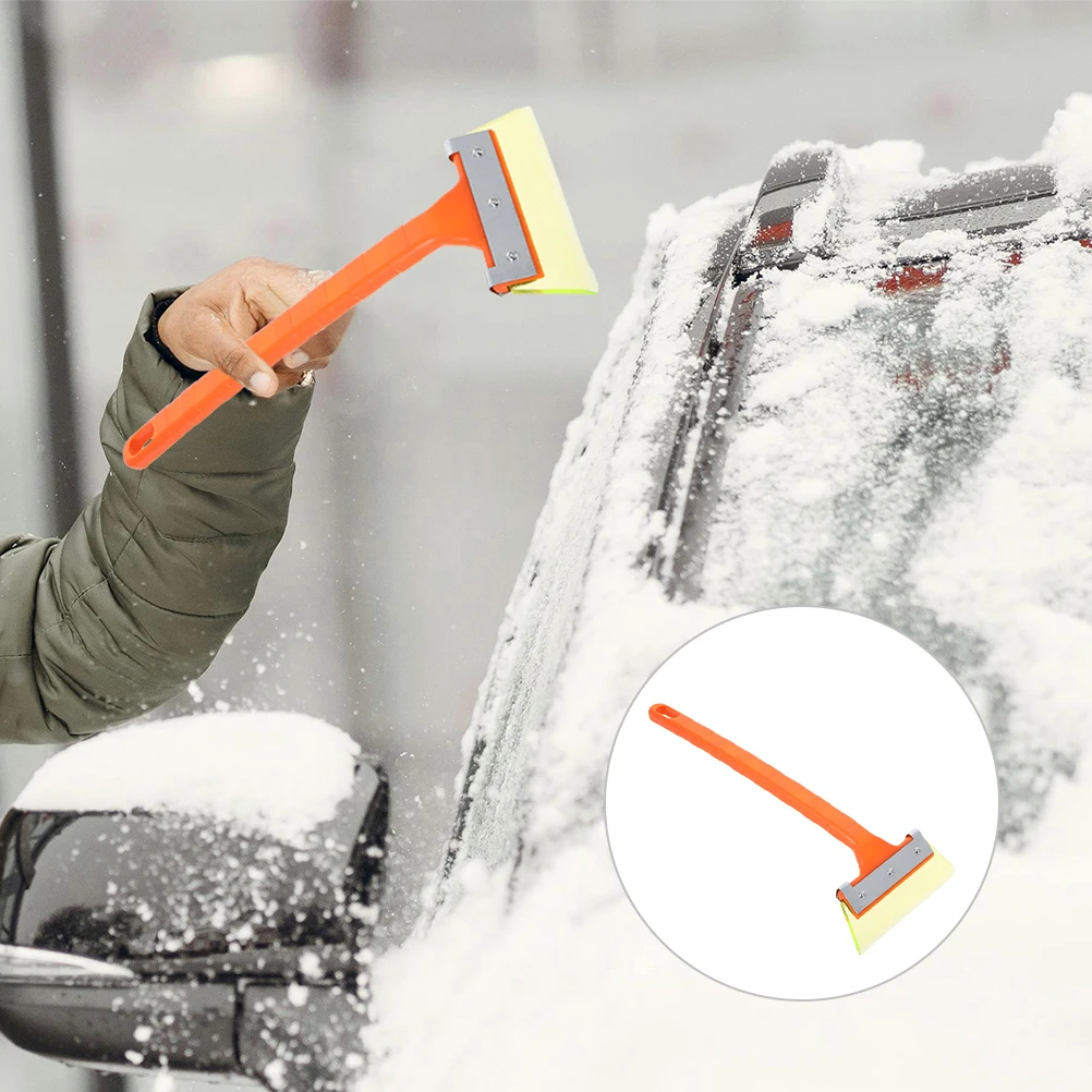 

2pcs Long Handle For Windshield Removal Tool Winter Accessories Ice Window For Cars Car Snow Removal Tools Windshield Snow
