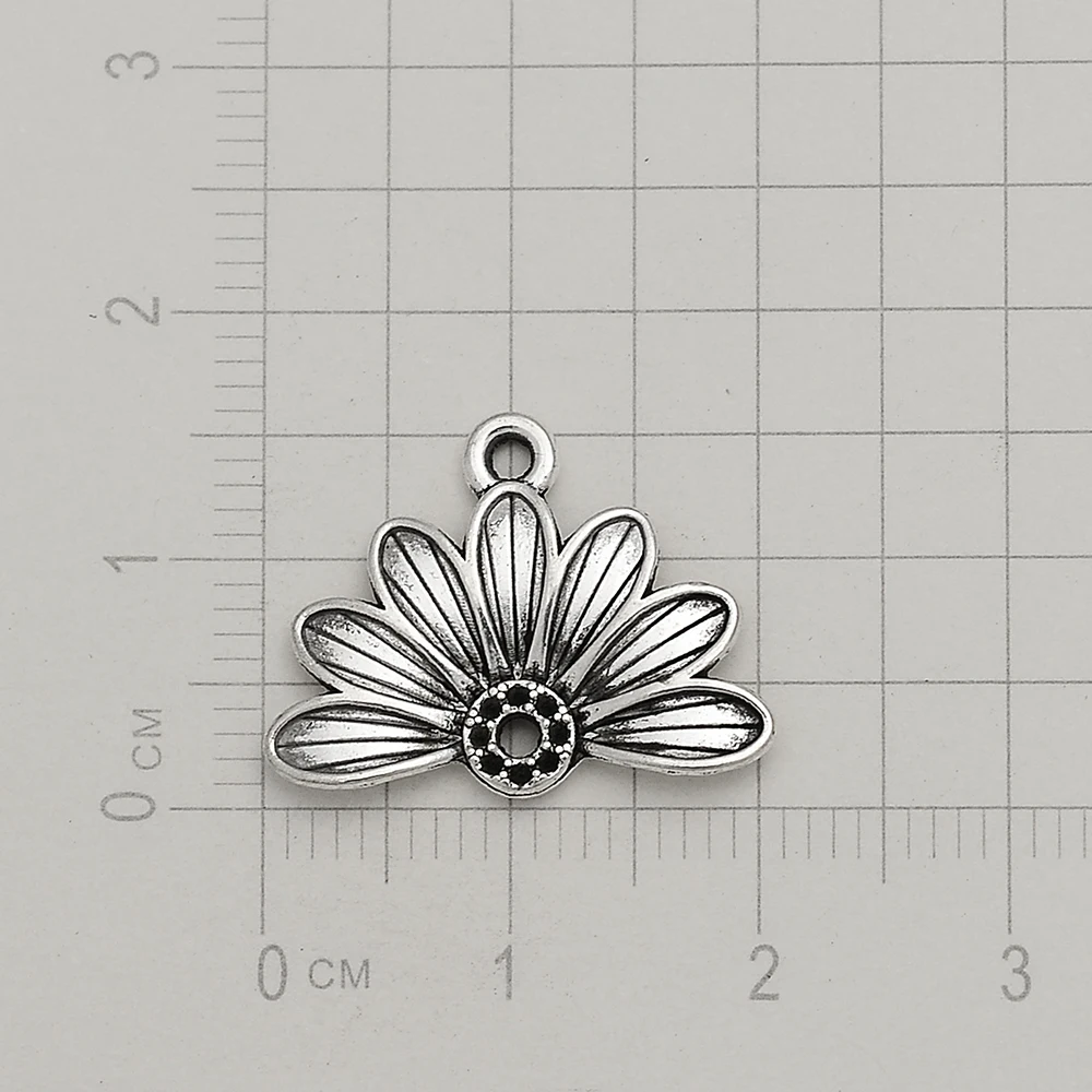 20pcs 27 Style Flower Clover Rose Sunflower Charms Pendant For DIY Bracelet Earring Necklace Jewelry Making Findings Accessories