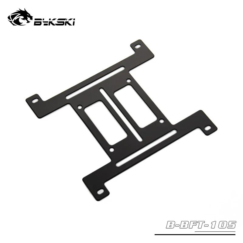 Bykski Mounting Support For Water Cooling Raditor Bracket/ Reservoir Stand/ Pump Holder, 12cm Fan Position Flat Or Convex