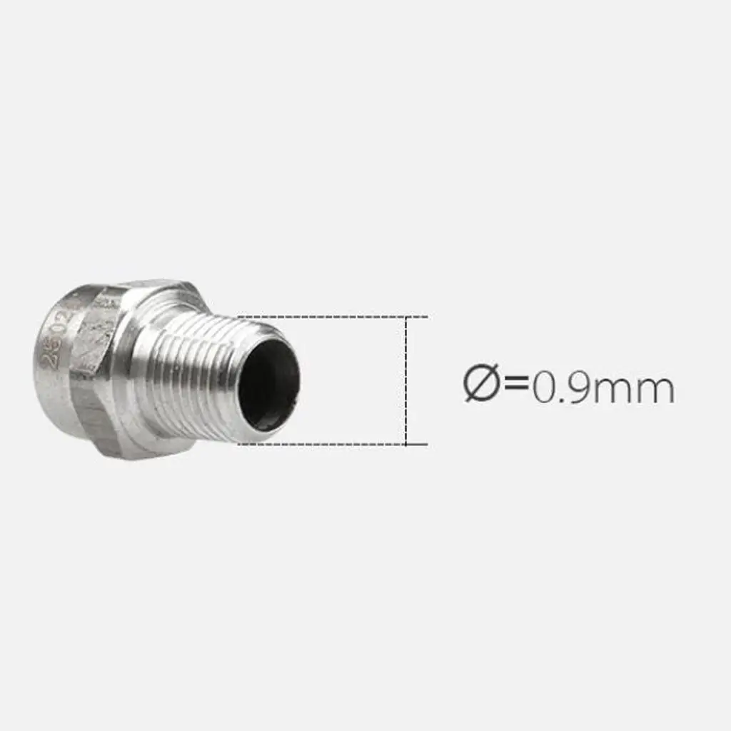 

Stainless Steel Pressure Washer Fan Spray Nozzle Tip for Gardening and Car Care