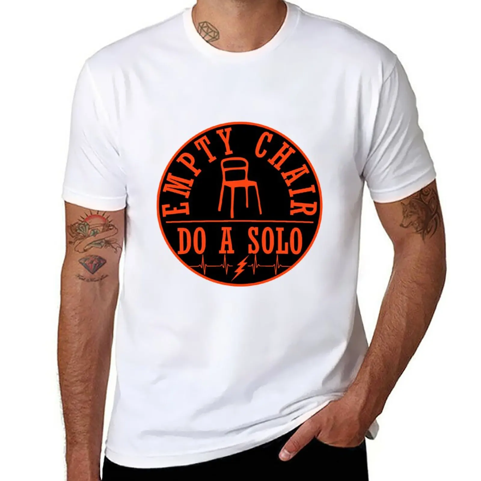 New Empty Chair Do a Solo T-Shirt tops aesthetic clothes funny t shirt anime slim fit t shirts for men