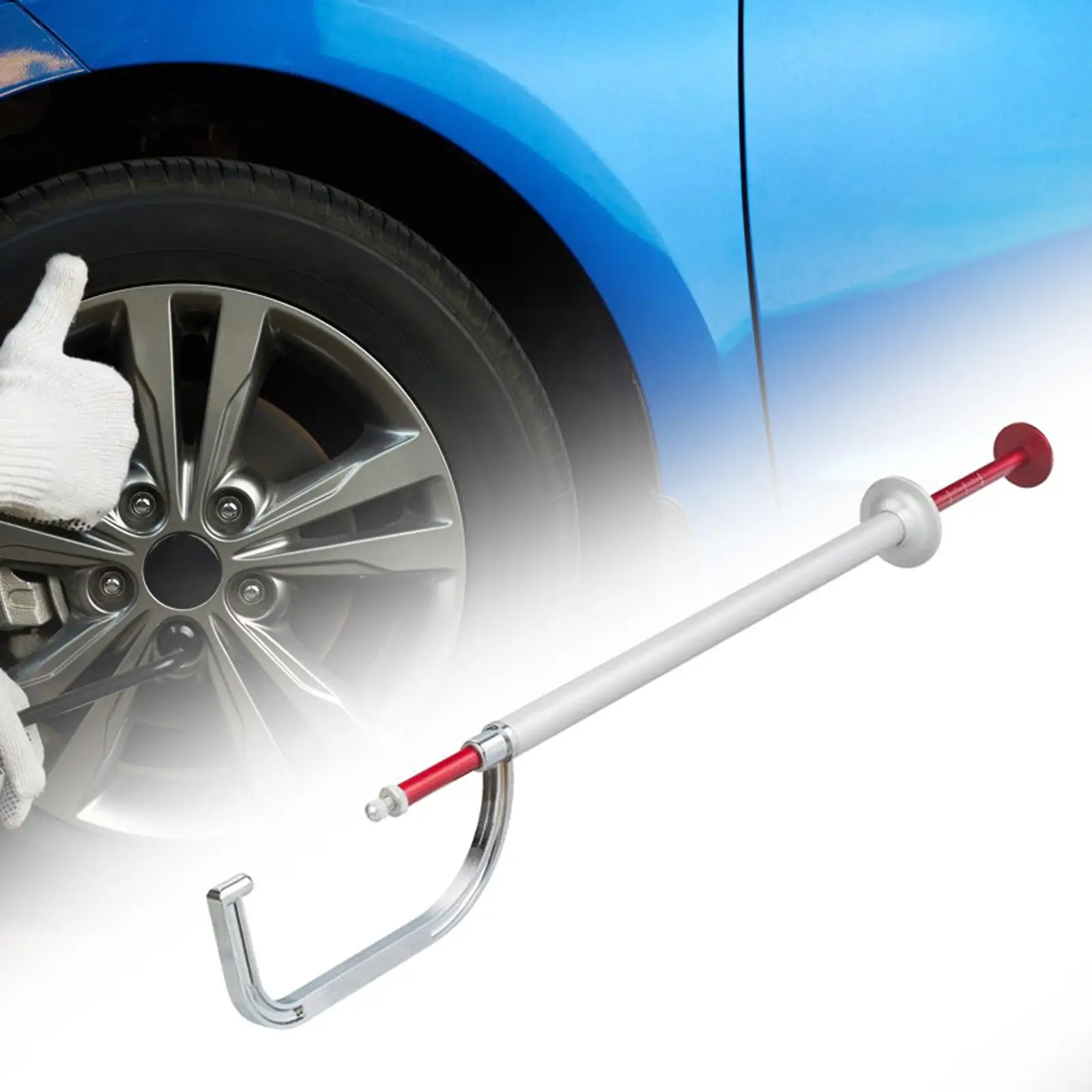 

Brake Disc Measuring Tool Micrometer Ruler 0-1.77'' Durable Brake Pad Detection Brake Disc Caliper Tool for Motorcycle Car