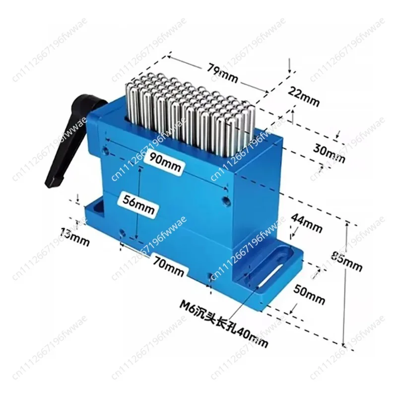 Universal Flexible Fixture for Laser Marking Machine - CNC Contouring Clamping Tool with Adaptive Positioning 30x7MM