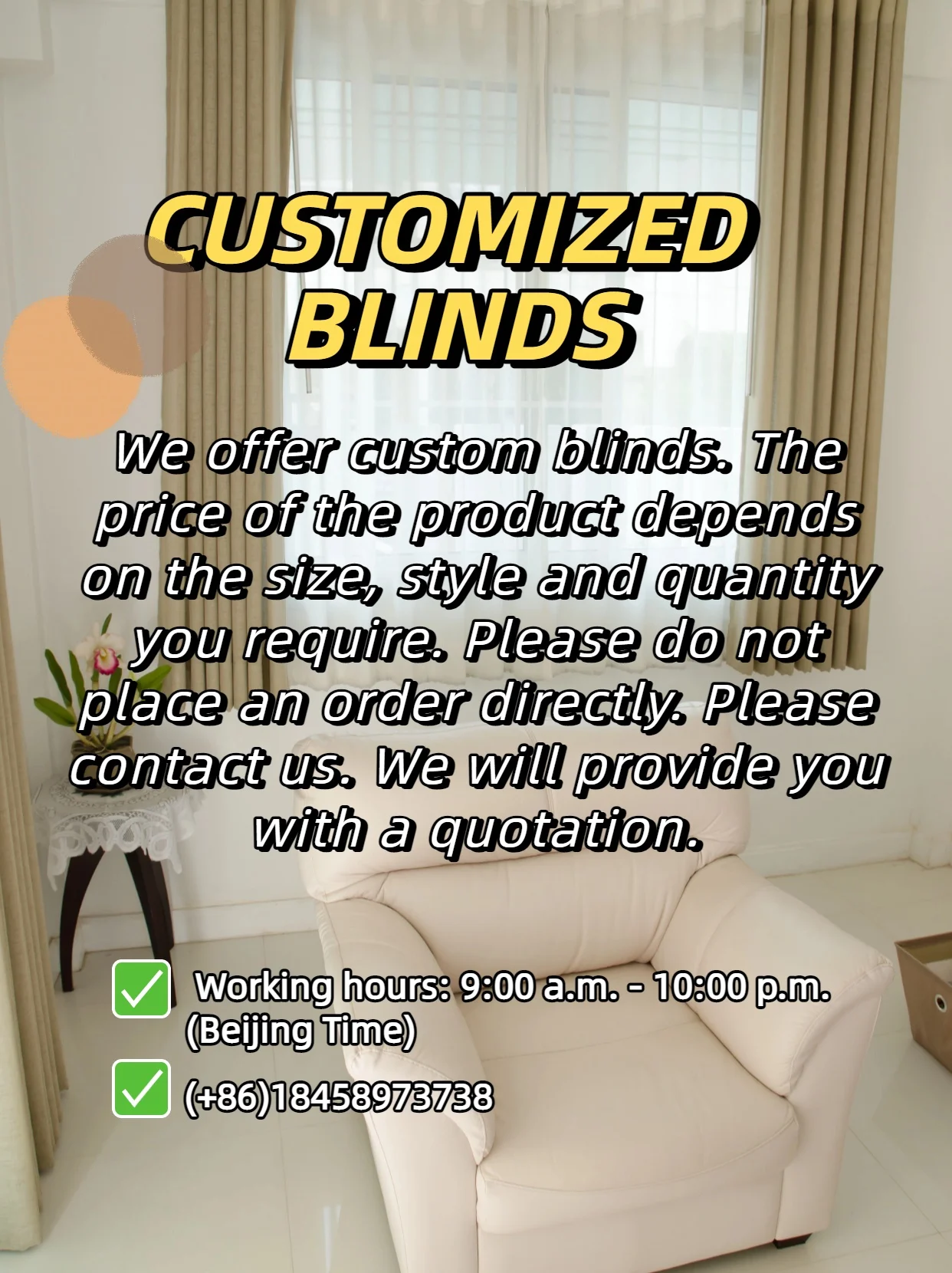 Luxury High Quality Easy to Install Blackout Cordless Spring Control Roman Blinds for Windows view 6