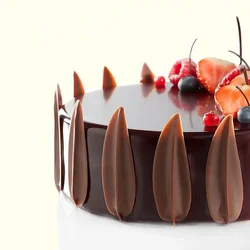 YOMDID Variety Shapes Chocolate Inserts Silicone Cake Decoration Tool DIY Dessert Chocolate Insert Mold Decorating Accessories