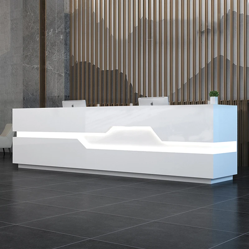 Spa Cashier Reception Desk Office Beauty Hotels Mobile Checkout Desk Shop Stand Pulpito Para Igreja Beauty Salon Furniture