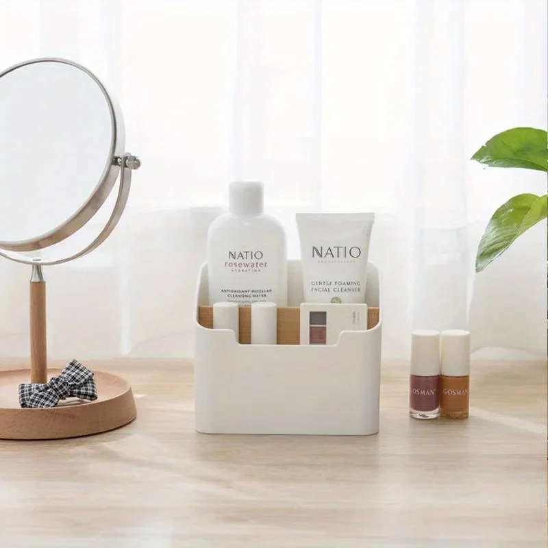 1pc Versatile Storage Container for Organizing TV and Air Conditioner Remotes, Useful Tissue Holder, and Home Cosmetic Organizer