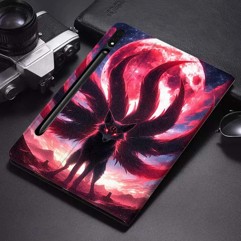 

Nine Tailed Fox World Pattern Tablet Case For Samsung Galaxy Tab S7 S8 S9 S10 FE Plus Lite 11 12.4 13.1 Inch