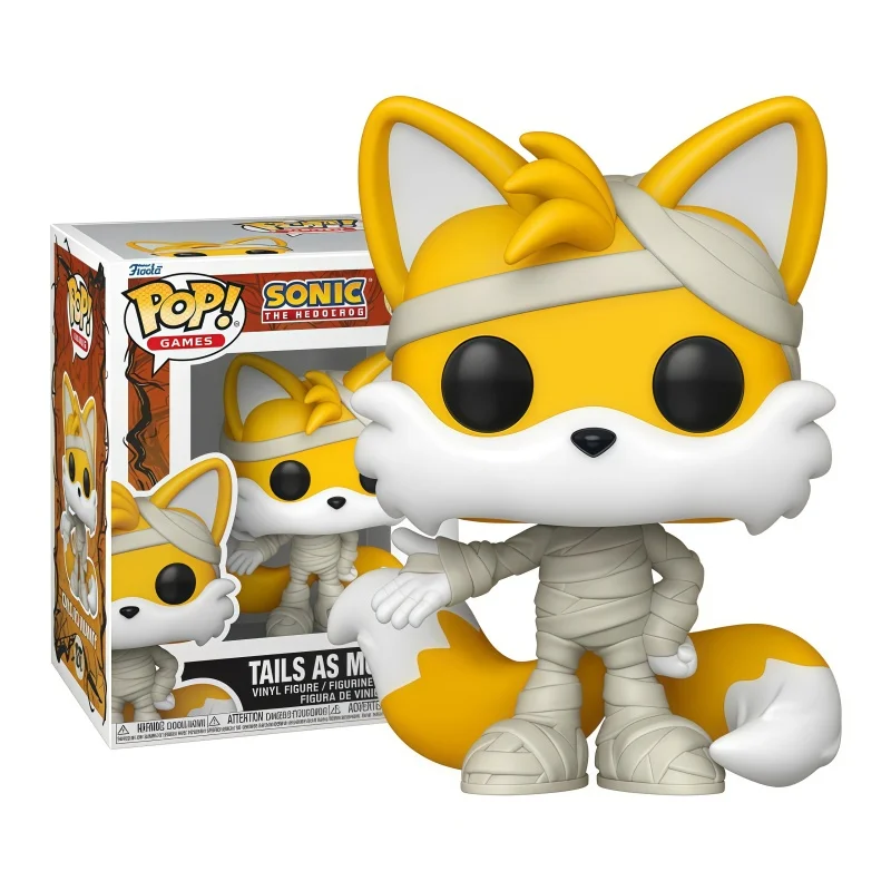 Genuine Licensed Funko Pop Games Mummy Tails Sonic Halloween Vinyl Collectible Statue Display Gift for Sonic Game Fan Collectors - view 3