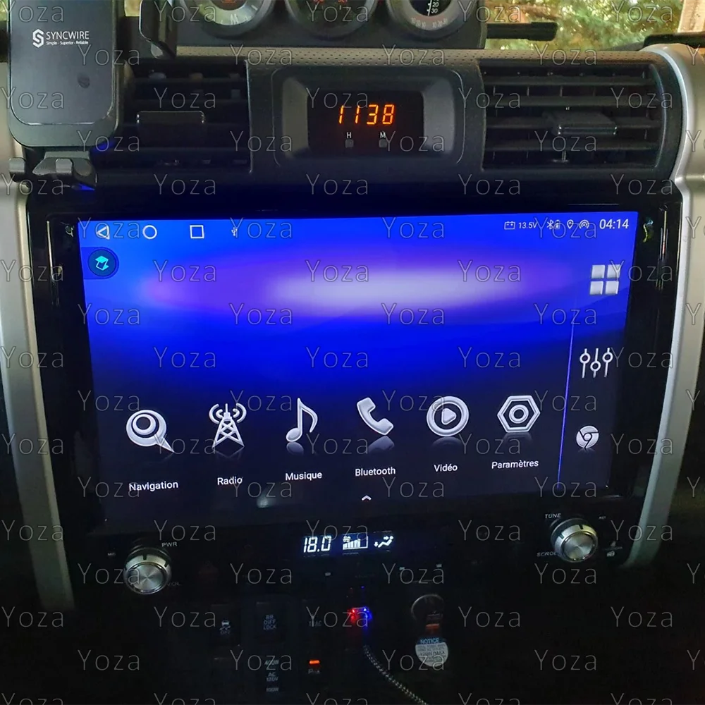 Yoza Carplay Car Radio For Toyota FJ Cruiser 2007-2023 Android11 Touch Screen Multimedia Player GPS Navigation Stereo 4G WIFI