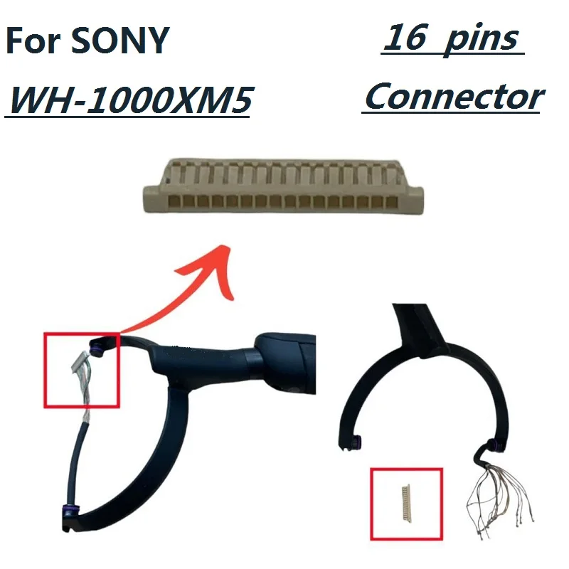 Brand New 16 Pins Plastic Main Wire Connector Jack plug FOR SONY