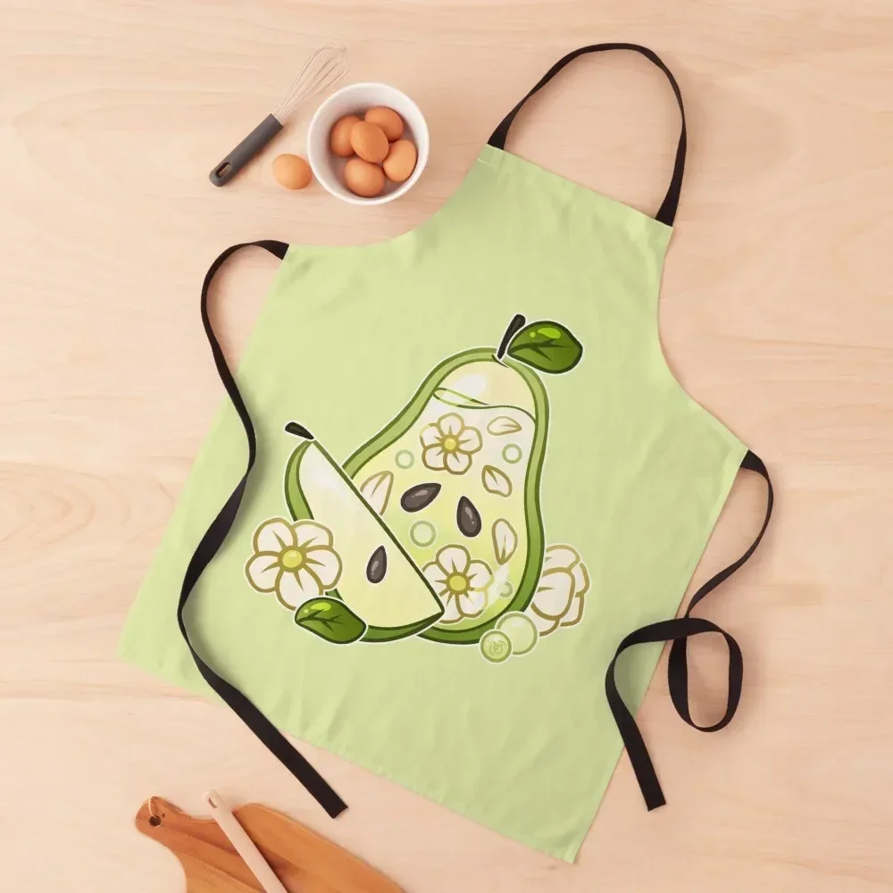 

Glass Pear Apron Kitchen Things For Home Household Items Useful men's barbecue Kitchen And Home Items Apron