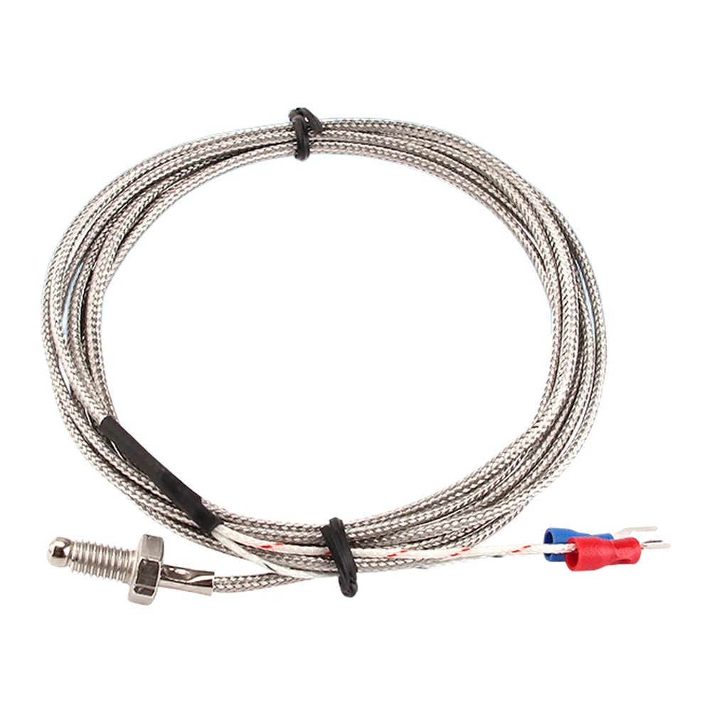 For Temperature Measurement Probe K Type with M8 Screw Fixing and Metal Shielding for Stability and Durability