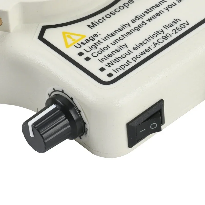6500K 56 Vòng LED Sáng Đèn Cho Ngành Công Nghiệp Video Stereo Kính Hiển Vi C Gắn Ống Kính HDMI VGA USB Camera 110V 220V