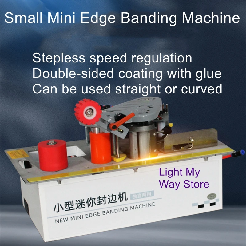 Woodworking Edge Banding Machine Small Household Mini Edge Banding Machine Tools Portable Type Fully Automatic Belt Breaking