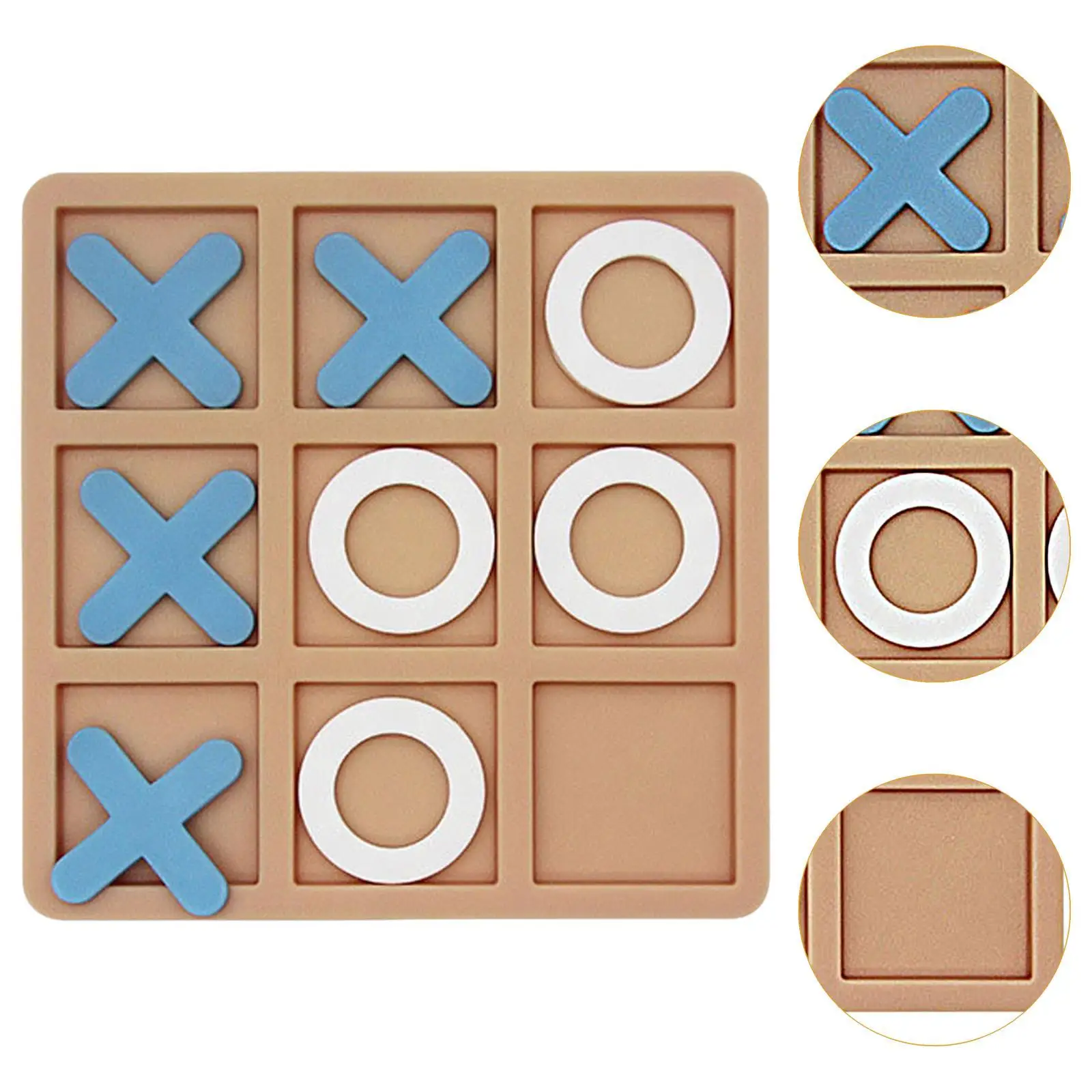 Tic TAC Toe Game Настольные блоки Классическая образовательная семейная игра Логические для дома и улицы Семейные взрослые Дети Путешествия