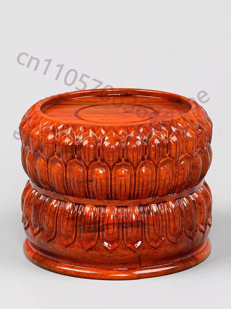 

Подставка для статуи Будды из массива дерева, подставка-лотос для Бодхисаттвы Гуаньинь, деревянные украшения для Будды, подставка для благовоний.