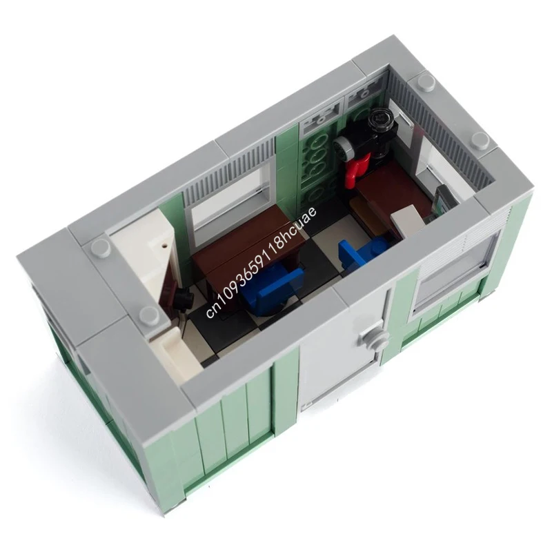 1637 elementów MOC Model budynku modułowego Klocki Zabawki dla dzieci Klocki edukacyjne Architektura kreatywna Prezenty świąteczne