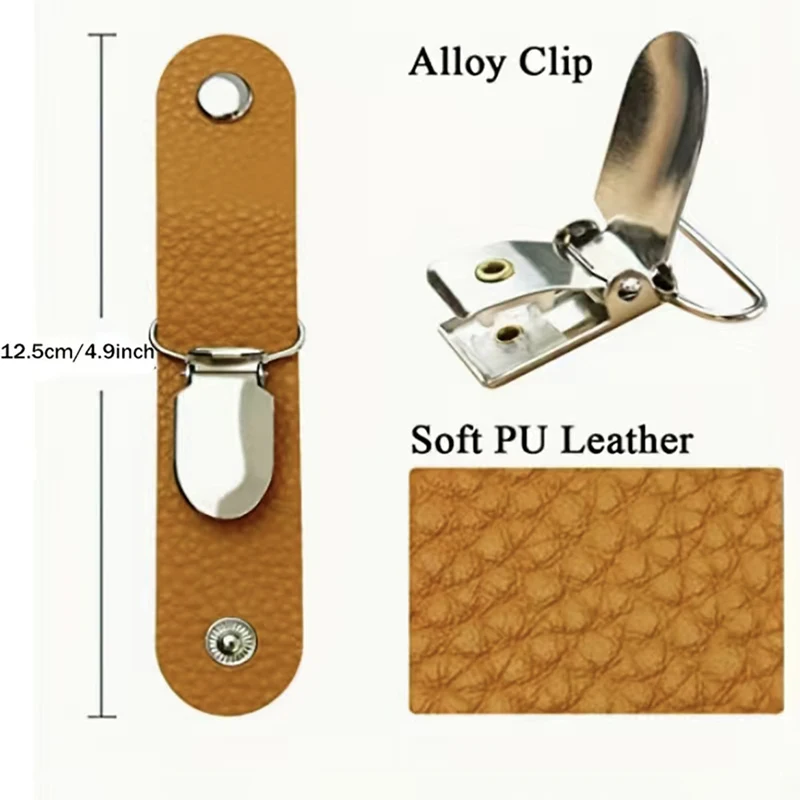 Hut Clip für Reise Hut Clip für Reise auf Tasche Pu Leder Hut Clip multifunktion ale Enten schnabel Hut Clip Outdoor Hut Begleiter