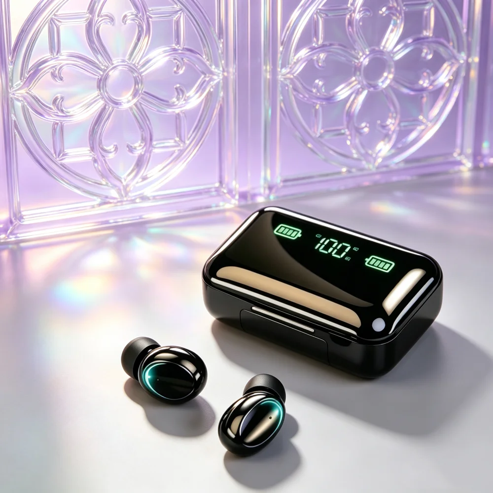 Fone Bluetooth Earbuds Wireless Headphones Secure-loop Bluetooth Earphones Stay Firmly in Place During Vigorous Outdoor Cycling