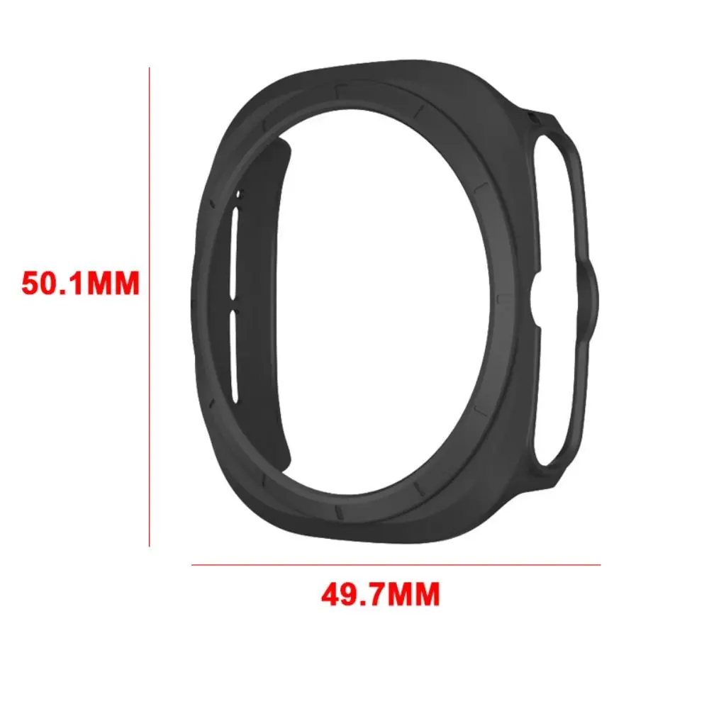 PC Matte Protective Case Frame Anti-Scratch Edge Shell Bumper Accessories Screen Protector for Samsung Galaxy Watch Ultra 47MM