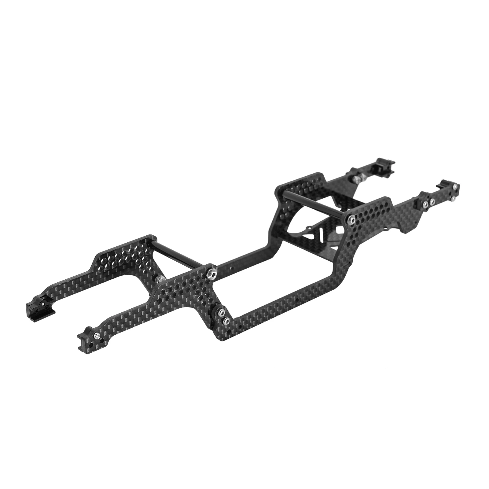 INJORA Universal LCG Carbon Fiber Chassis Frame Battery Tray for 1/18 RC Crawler TRX4M Defender Bronco K10 F150 (4M-89 4M-78)