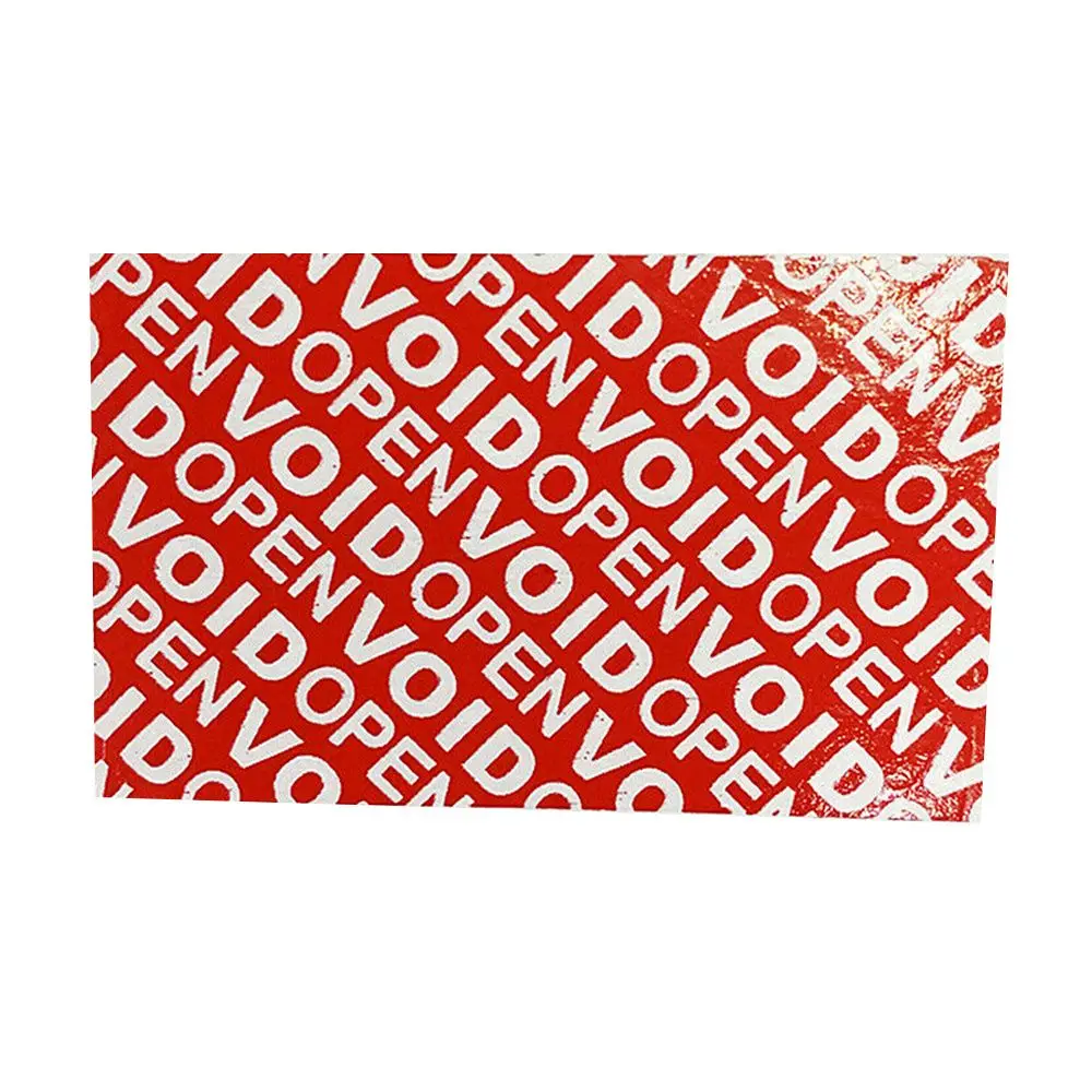 50M Tamper Proof Security Warranty Sticker Void Anti-Fake Label Tape Seal Label Supplies