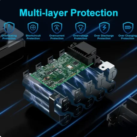 for Makita 21V 6.0Ah Smart Battery 5S2P Li-ion Pack 2H Fast Charging Overheat Protection for Power Tools Drills Safety Certified