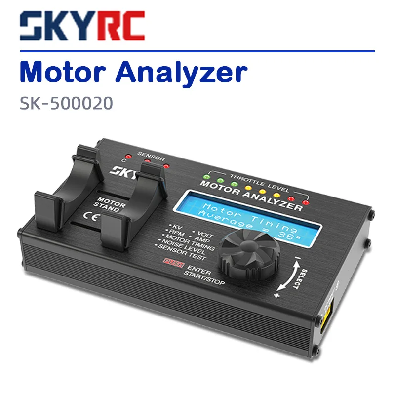 SKYRC Motor Analyzer Tester Detects the Motor KV Value Voltage and Current Revolution Angle Noise