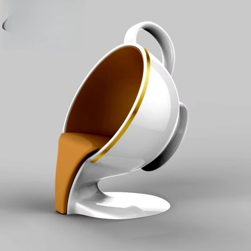 Fiberglass Coffee Cup Chair Home Furniture for Living Room