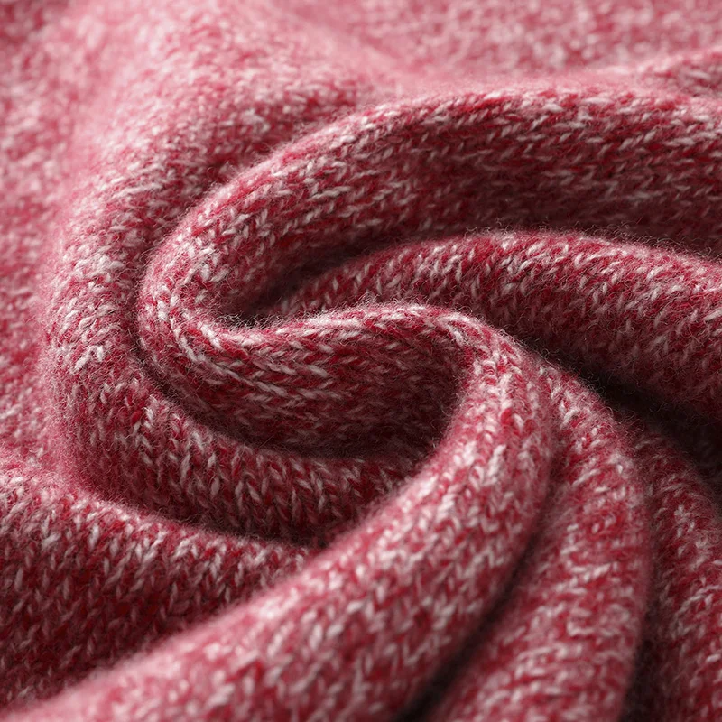 100% 순수 메리노 울 스웨터 남성용 라운드 넥 풀오버 탑 2025 가을/겨울 신상 얇은 단색 니트 스웨터 다용도 기본형