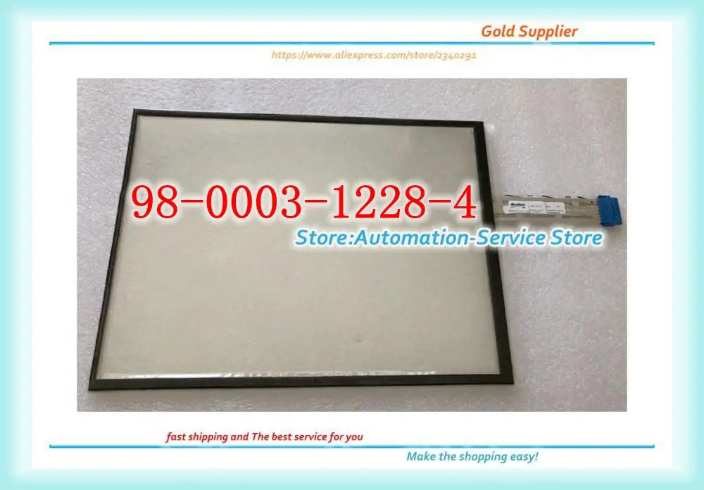 Novo uso do painel de vidro da tela de toque para PN: 98-0003-1228-4 toque compatível não original